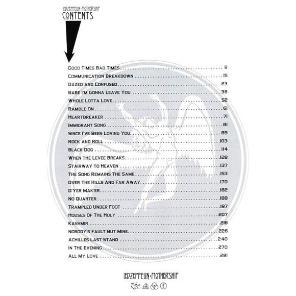Led Zeppelin: Mothership - Authentic Guitar, Tab Edition Music Book - Picture 4 of 6